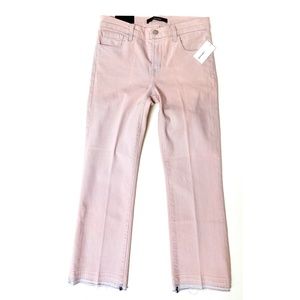 J Brand Pink Cropped Selena Jeans